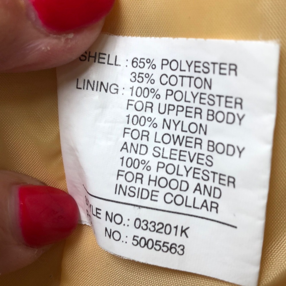 Pacific Trail Yellow front zip JACKET - Picture 8 of 8